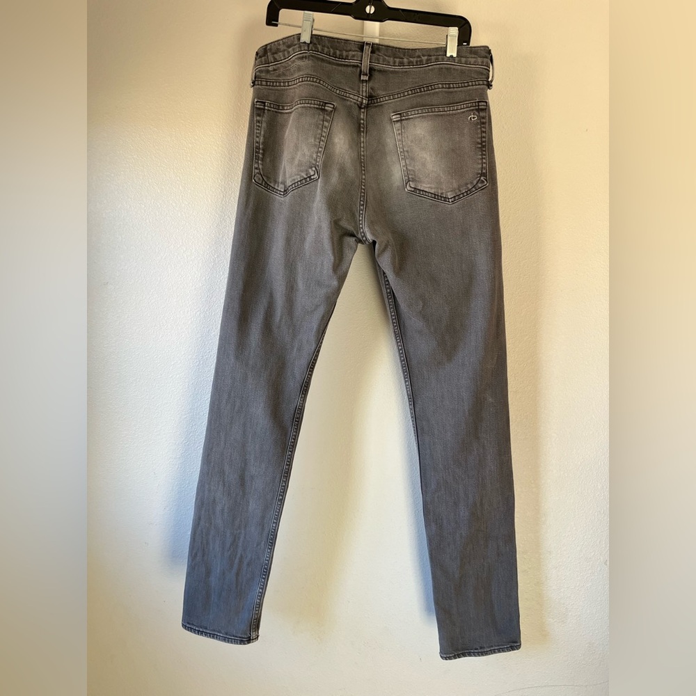 rag & bone Men's Gray Slim Jeans - Picture 5 of 15